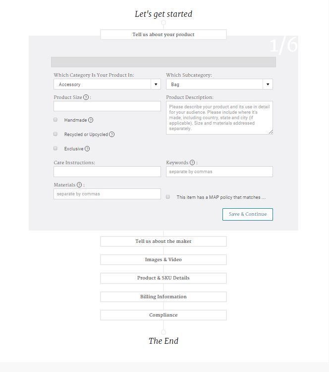 New Item Submission Form for Vendors