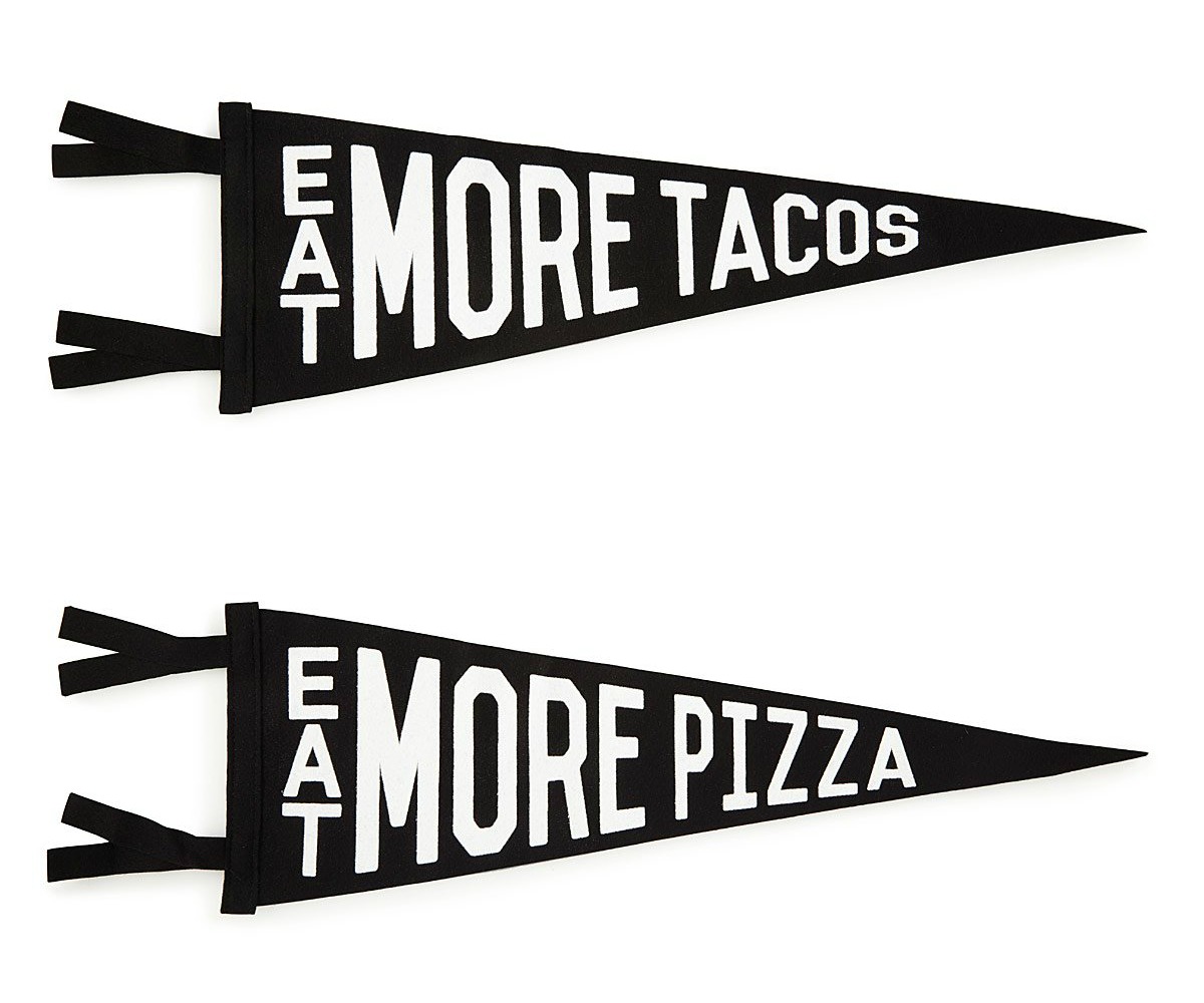 Foodie Pennants | UncommonGoods
