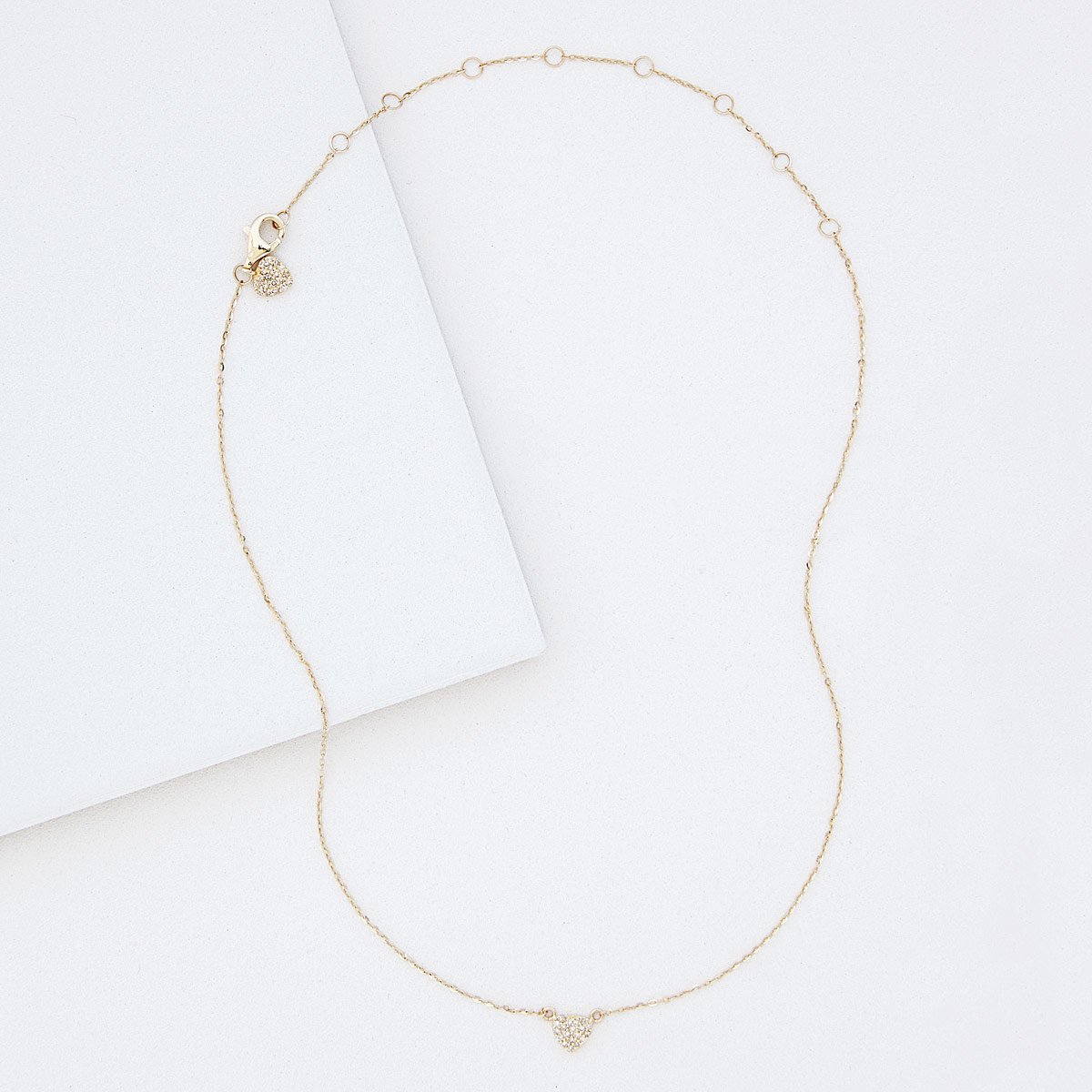Double Heart Diamond Necklace | UncommonGoods