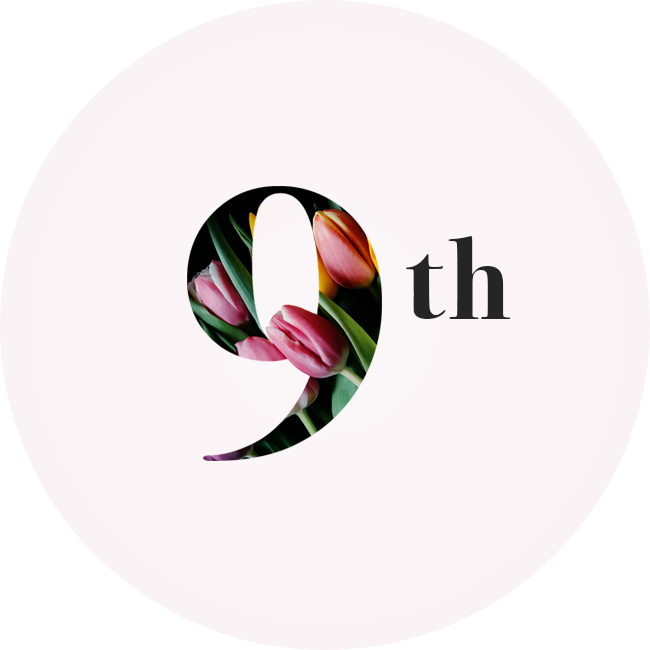 Ninth anniversary — Wicker