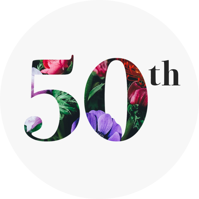 Fiftieth anniversary — Gold